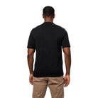 Valere Luxe Premium Short Sleeve Knit Polo - Black - Escape Menswear
