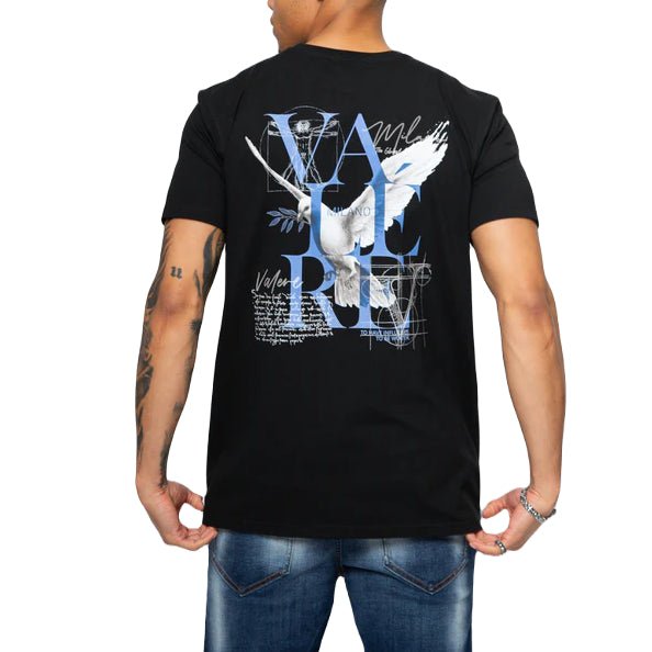 Valere Meazza T-Shirt - Black - Escape Menswear