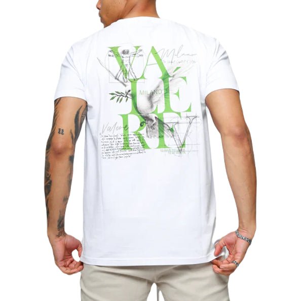 Valere Meazza T-Shirt - White - Escape Menswear