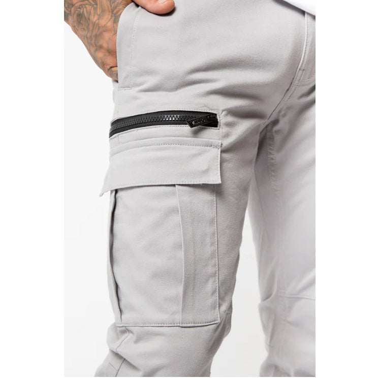 Valere Nuovo Cargo Pants - Light Grey - Escape Menswear