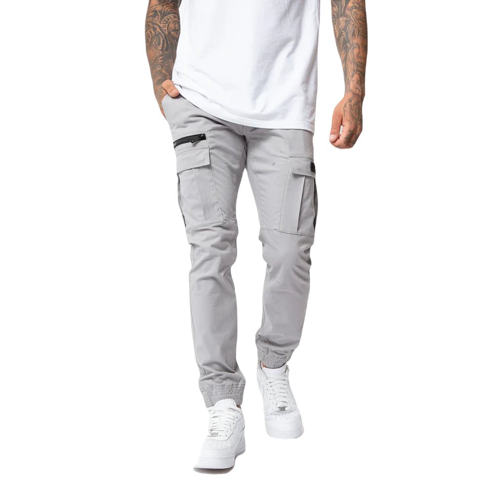 Valere Nuovo Cargo Pants - Light Grey - Escape Menswear