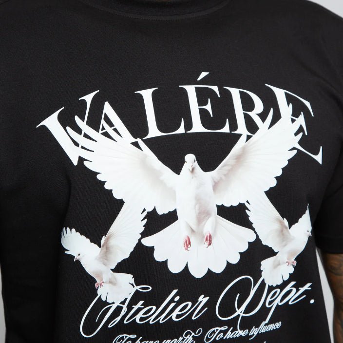 Valere Pertuso T-Shirt - Black - Escape Menswear