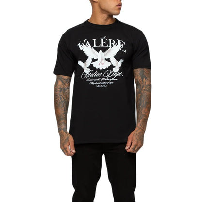 Valere Pertuso T-Shirt - Black - Escape Menswear