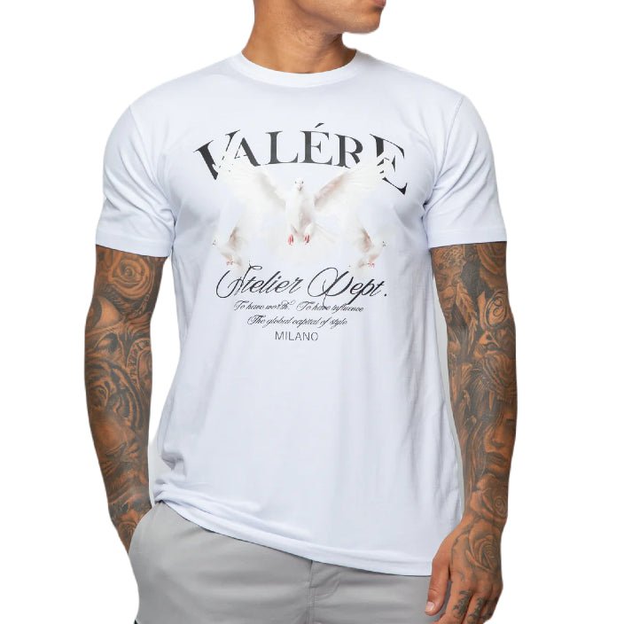 Valere Pertuso T-Shirt - White - Escape Menswear