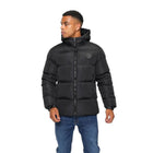 Valere Punto Matte Puffa Jacket - Black - Escape Menswear