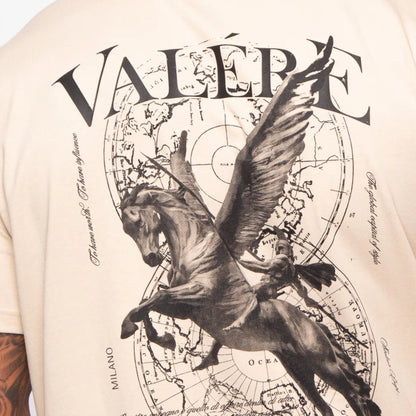 Valere Sagato T-Shirt - Stone - Escape Menswear