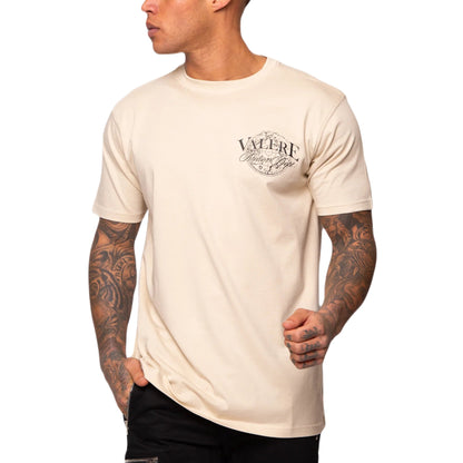 Valere Sagato T-Shirt - Stone - Escape Menswear