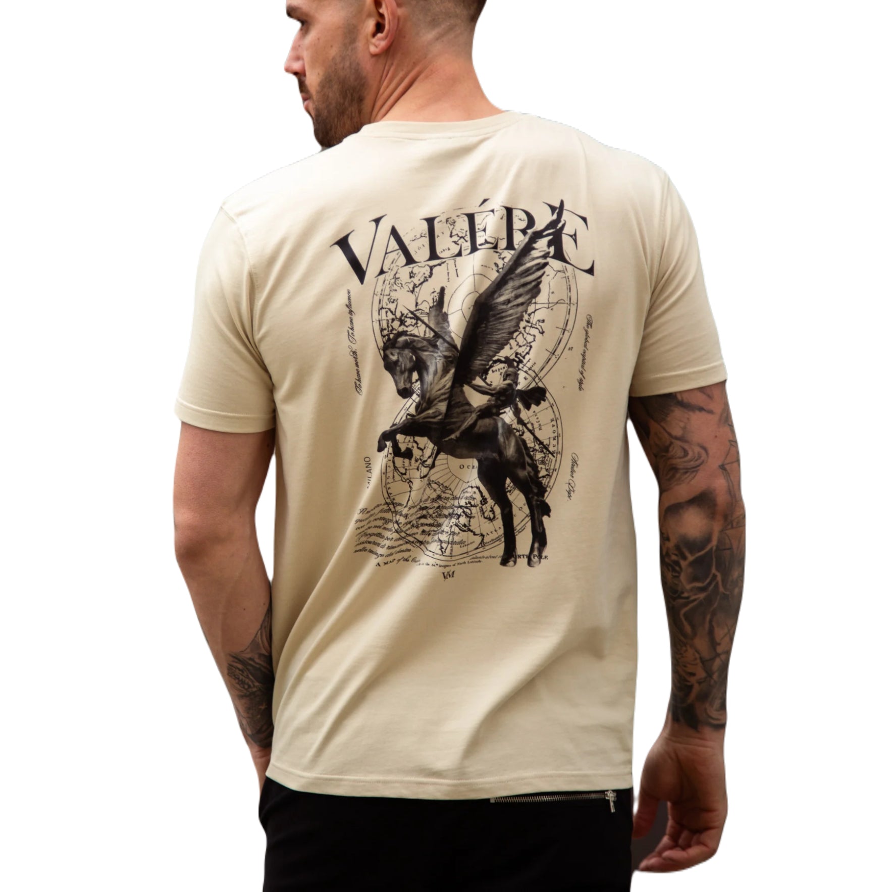 Valere Sagato T-Shirt - Stone - Escape Menswear