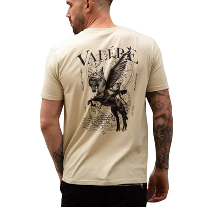 Valere Sagato T-Shirt - Stone - Escape Menswear