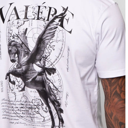 Valere Sagato T-Shirt - White - Escape Menswear