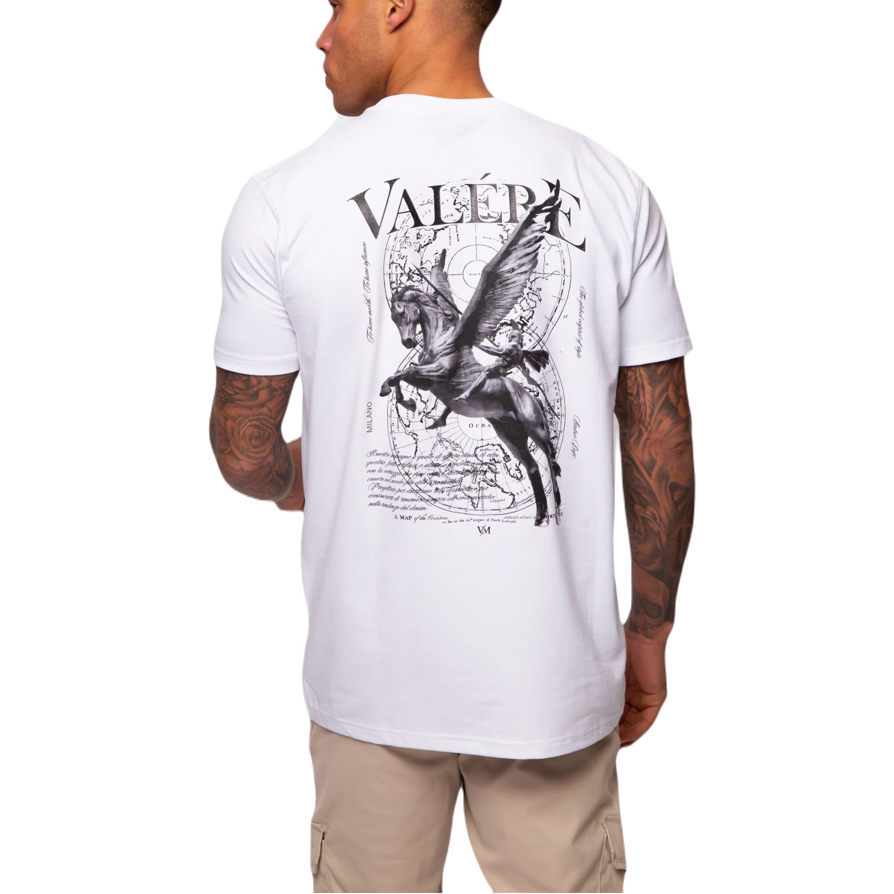 Valere Sagato T-Shirt - White - Escape Menswear