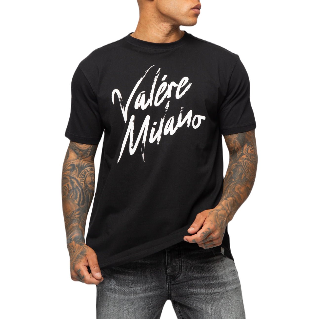 Valere Tyrol T-Shirt - Black - Escape Menswear