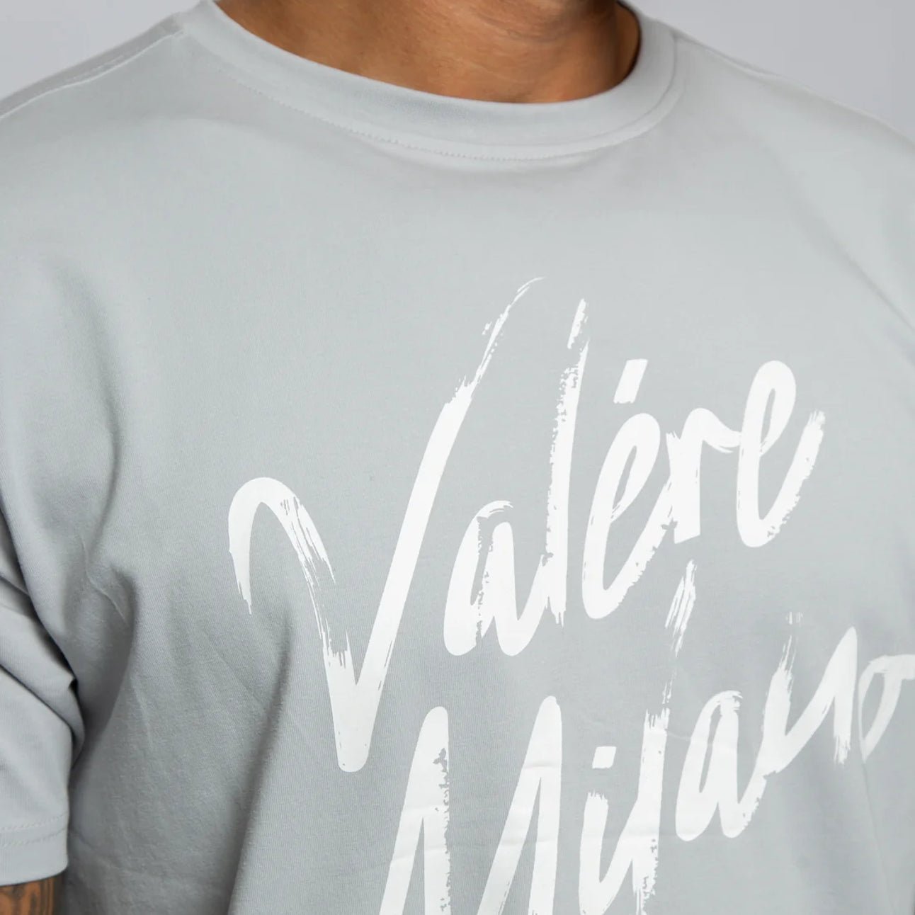 Valere Tyrol T-Shirt - Light Grey - Escape Menswear