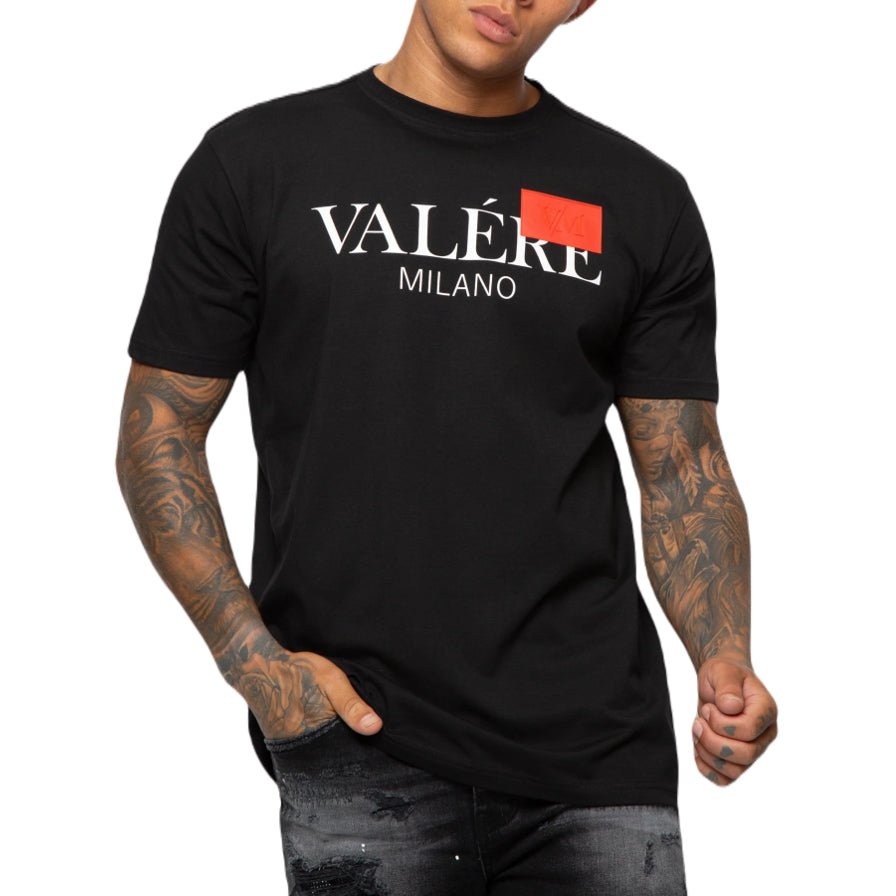 Valere Veneto T-Shirt - Black - Escape Menswear