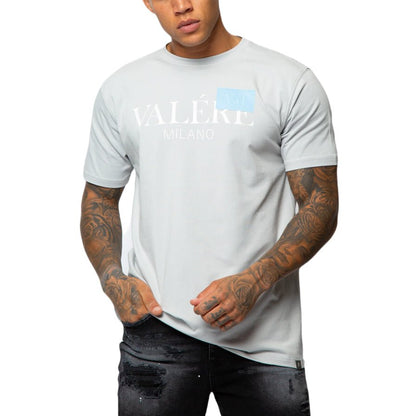 Valere Veneto T-Shirt - Light Grey - Escape Menswear