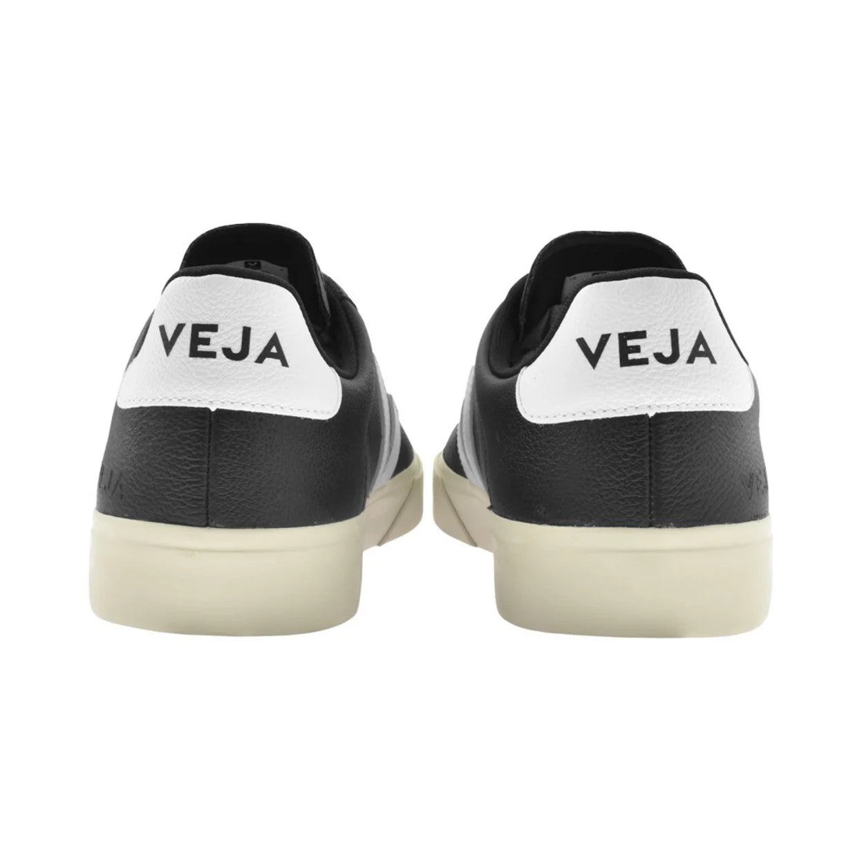 Veja CAMPO Chromefree Leather Trainer - Black/White - Escape Menswear