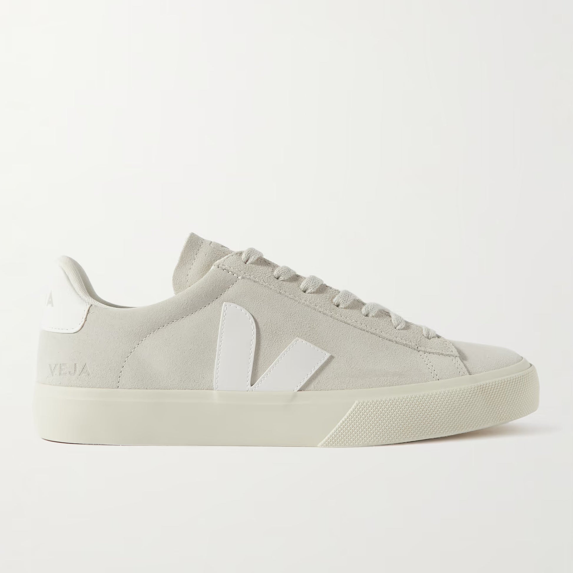 Veja CAMPO Suede Trainers - Natural White - Escape Menswear