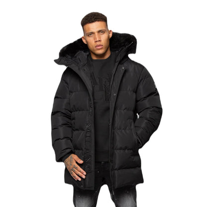 Velere Medici Parka Jacket - Black - Escape Menswear