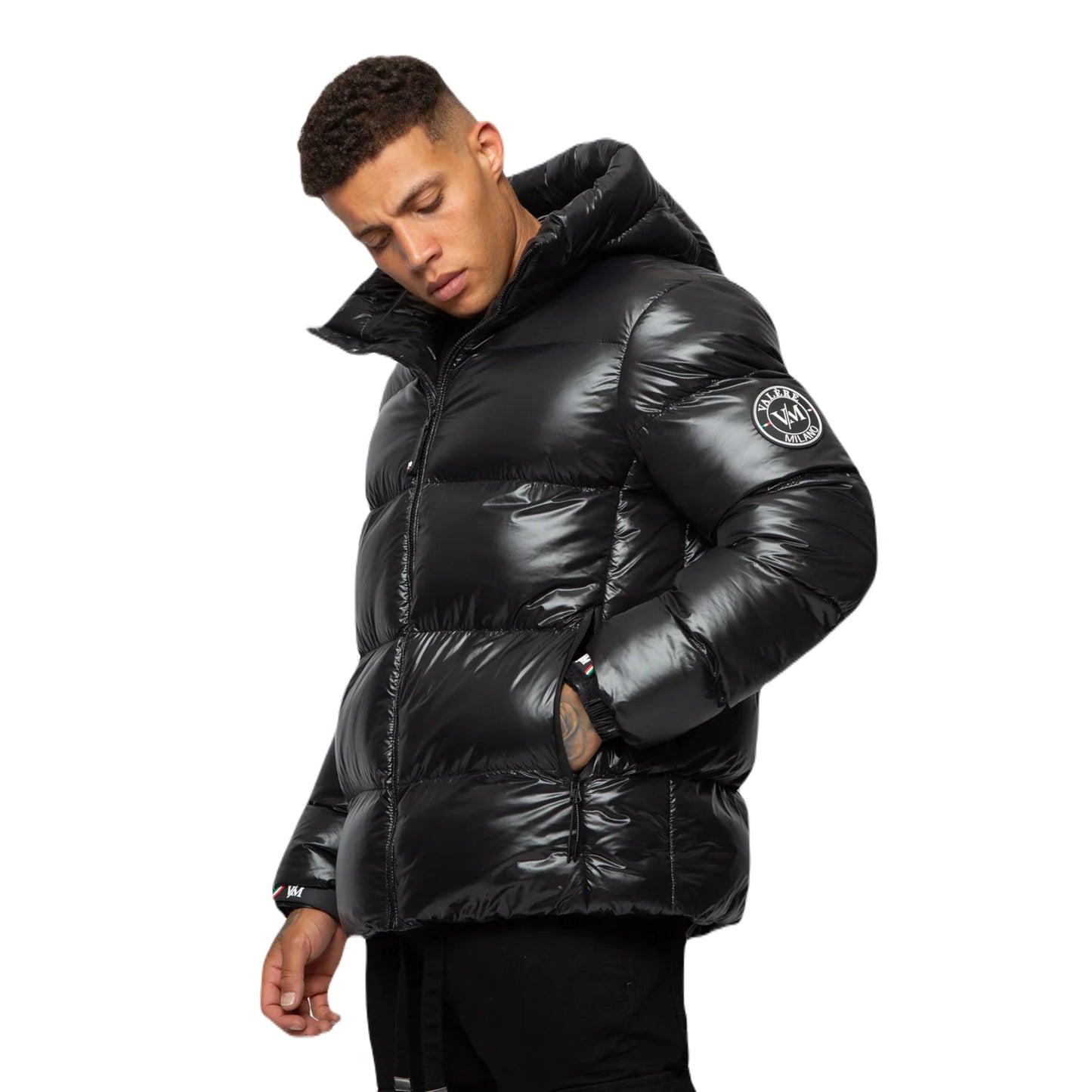 Velere Tomeo Puffa Jacket - Black - Escape Menswear