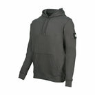 Vito Oliva Badge Hoodie - Grey - Escape Menswear