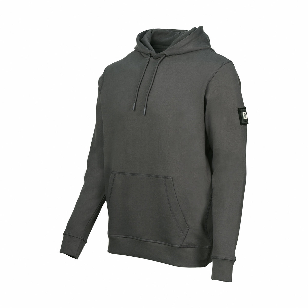 Vito Oliva Badge Hoodie - Grey - Escape Menswear