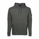 Vito Oliva Badge Hoodie - Grey - Escape Menswear