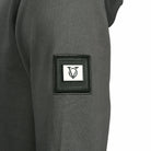 Vito Oliva Badge Hoodie - Grey - Escape Menswear