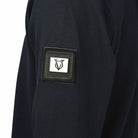 Vito Oliva Badge Hoodie - Navy - Escape Menswear