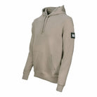 Vito Oliva Badge Hoodie - Stone - Escape Menswear