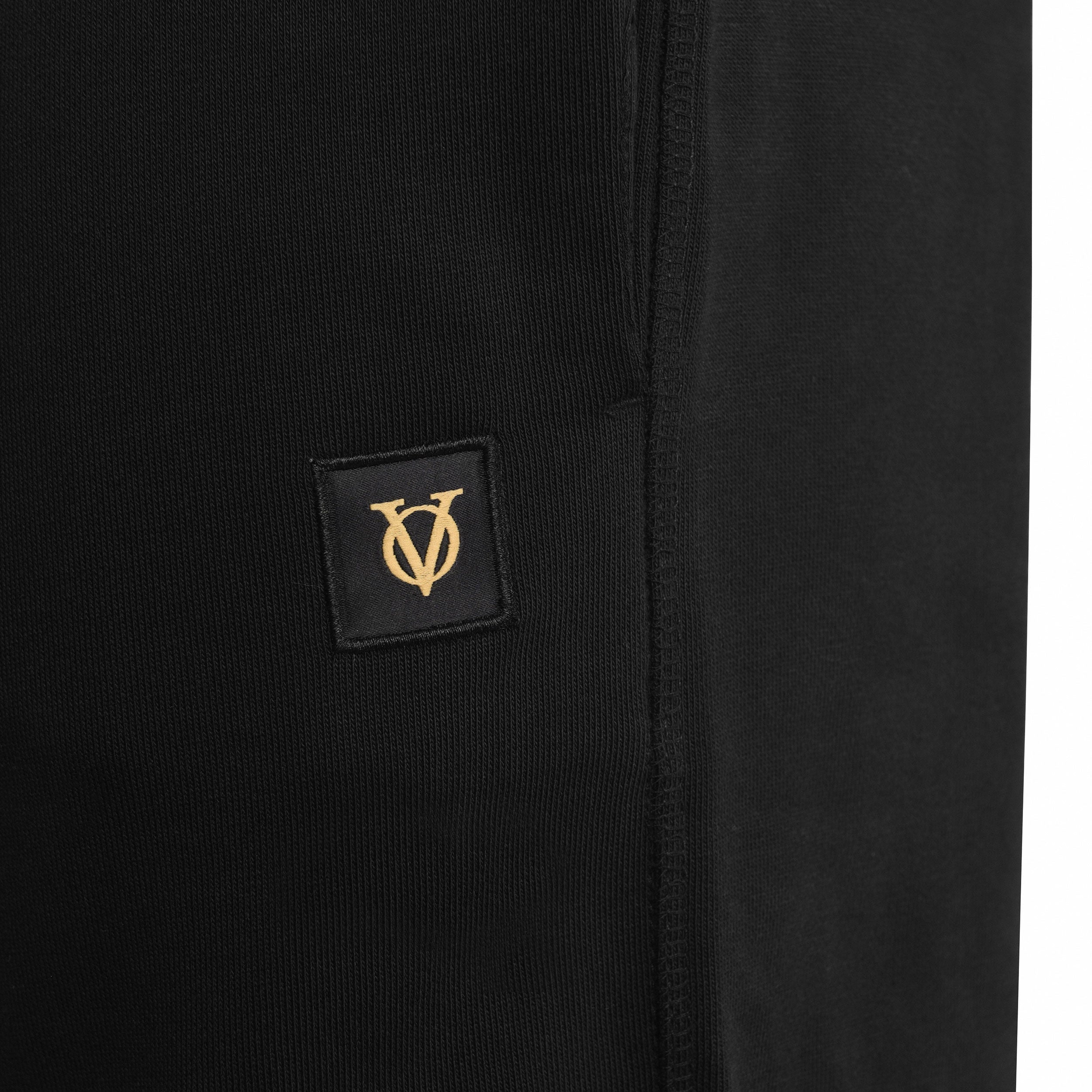 Vito Oliva Badge Joggers - Black - Escape Menswear