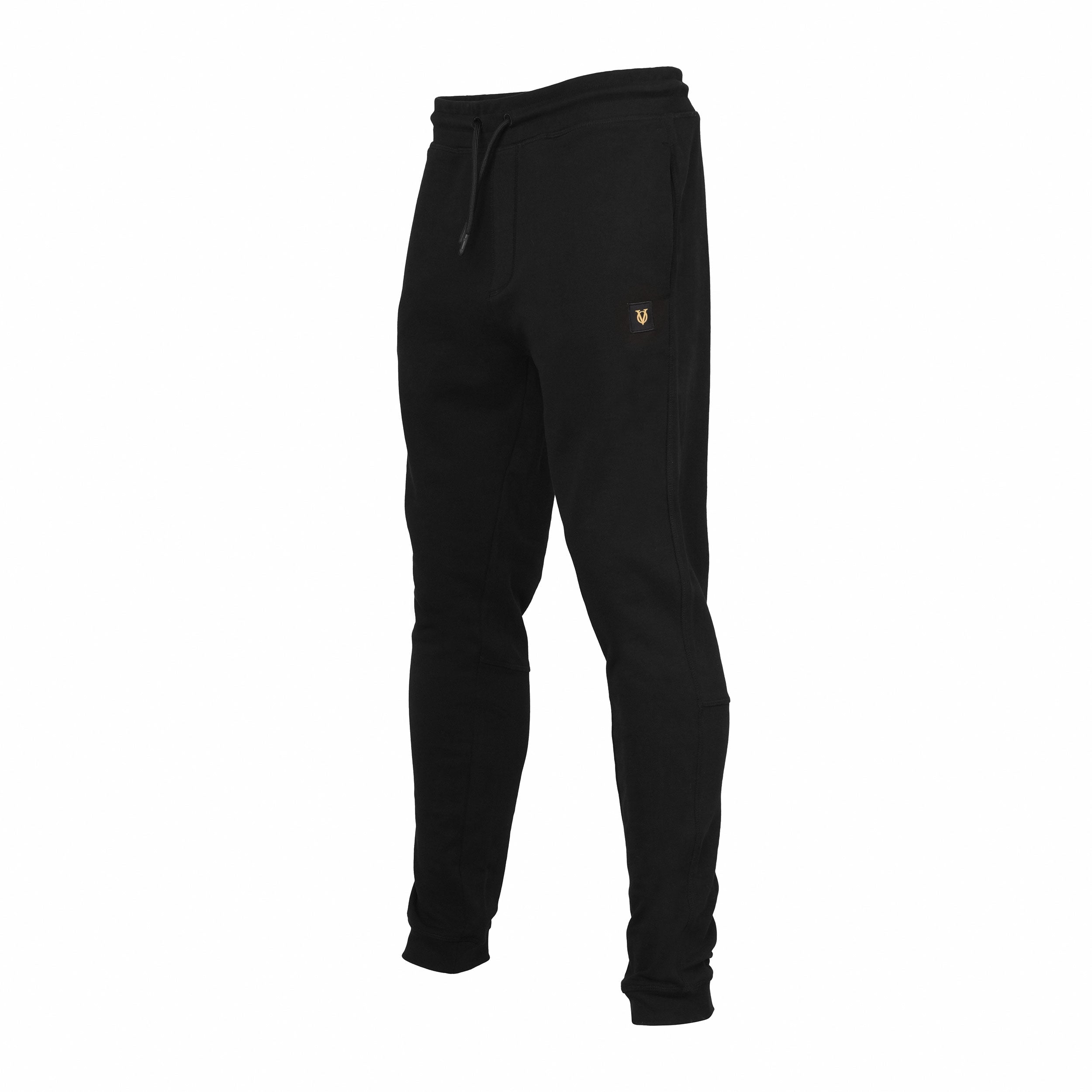 Vito Oliva Badge Joggers - Black - Escape Menswear