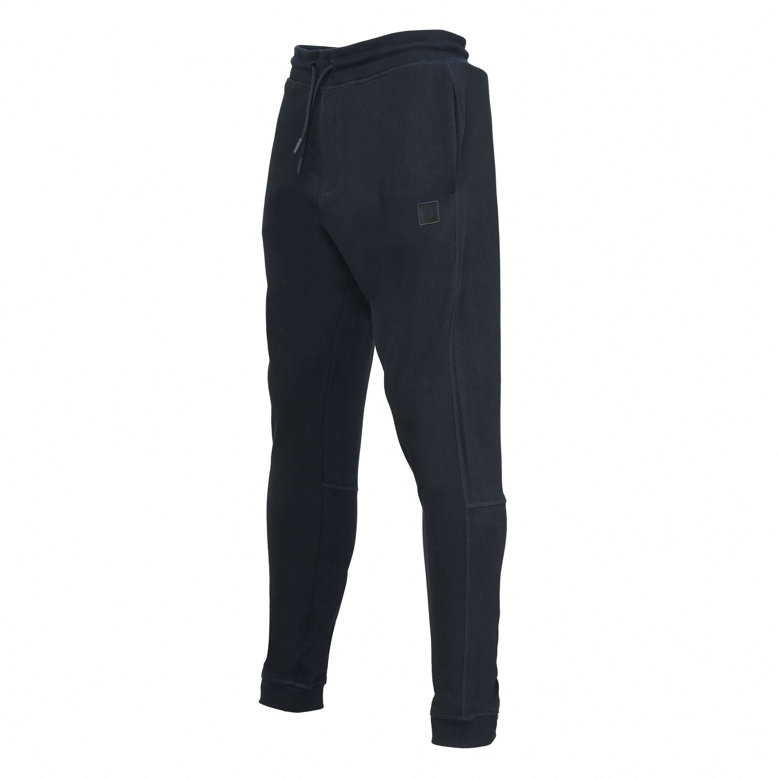 Vito Oliva Badge Joggers - Navy - Escape Menswear