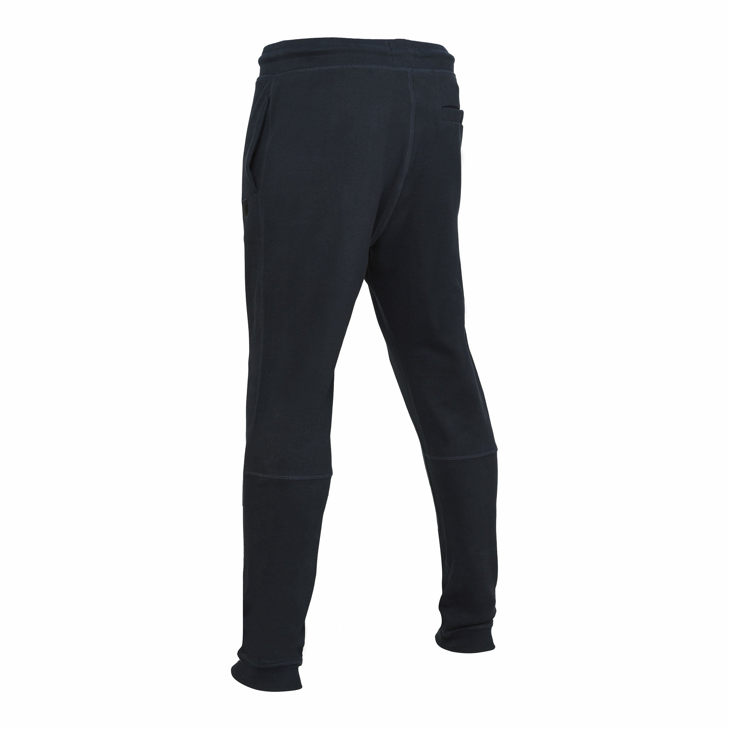 Vito Oliva Badge Joggers - Navy - Escape Menswear