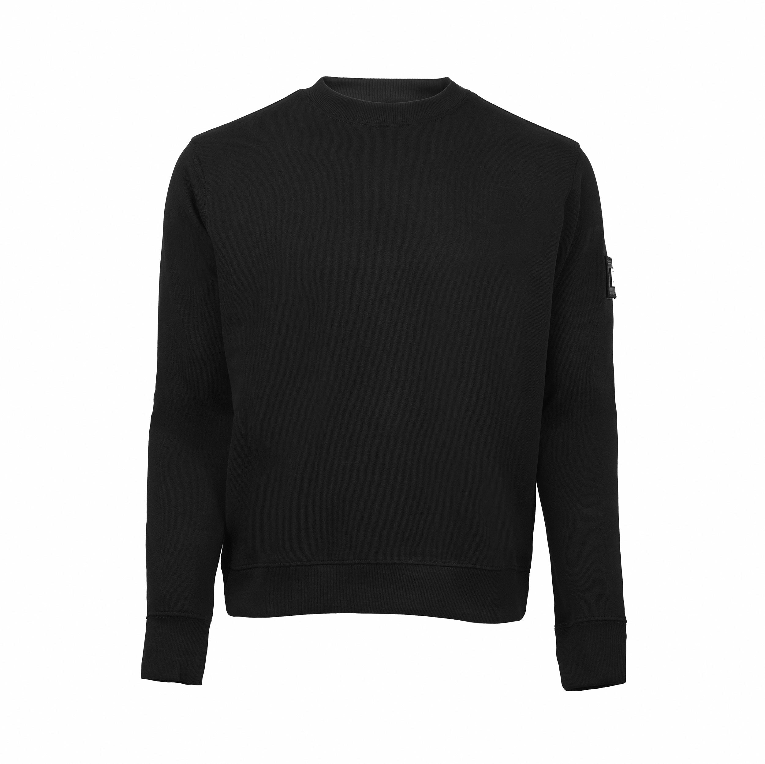 Vito Oliva Badge Sweatshirt - Balck - Escape Menswear