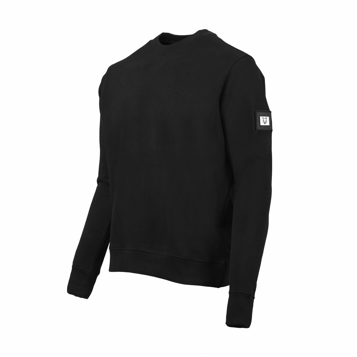 Vito Oliva Badge Sweatshirt - Balck - Escape Menswear