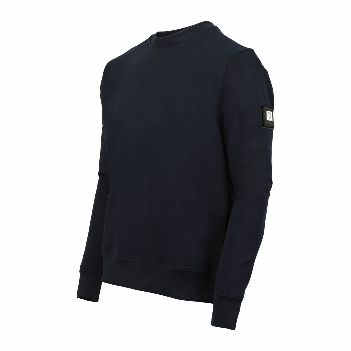 Vito Oliva Badge Sweatshirt - Navy - Escape Menswear