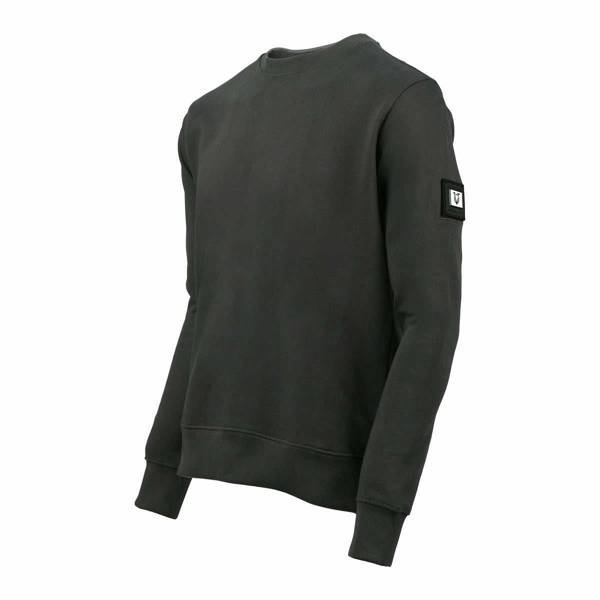 Vito Oliva Badge Sweatshirt - Stone - Escape Menswear