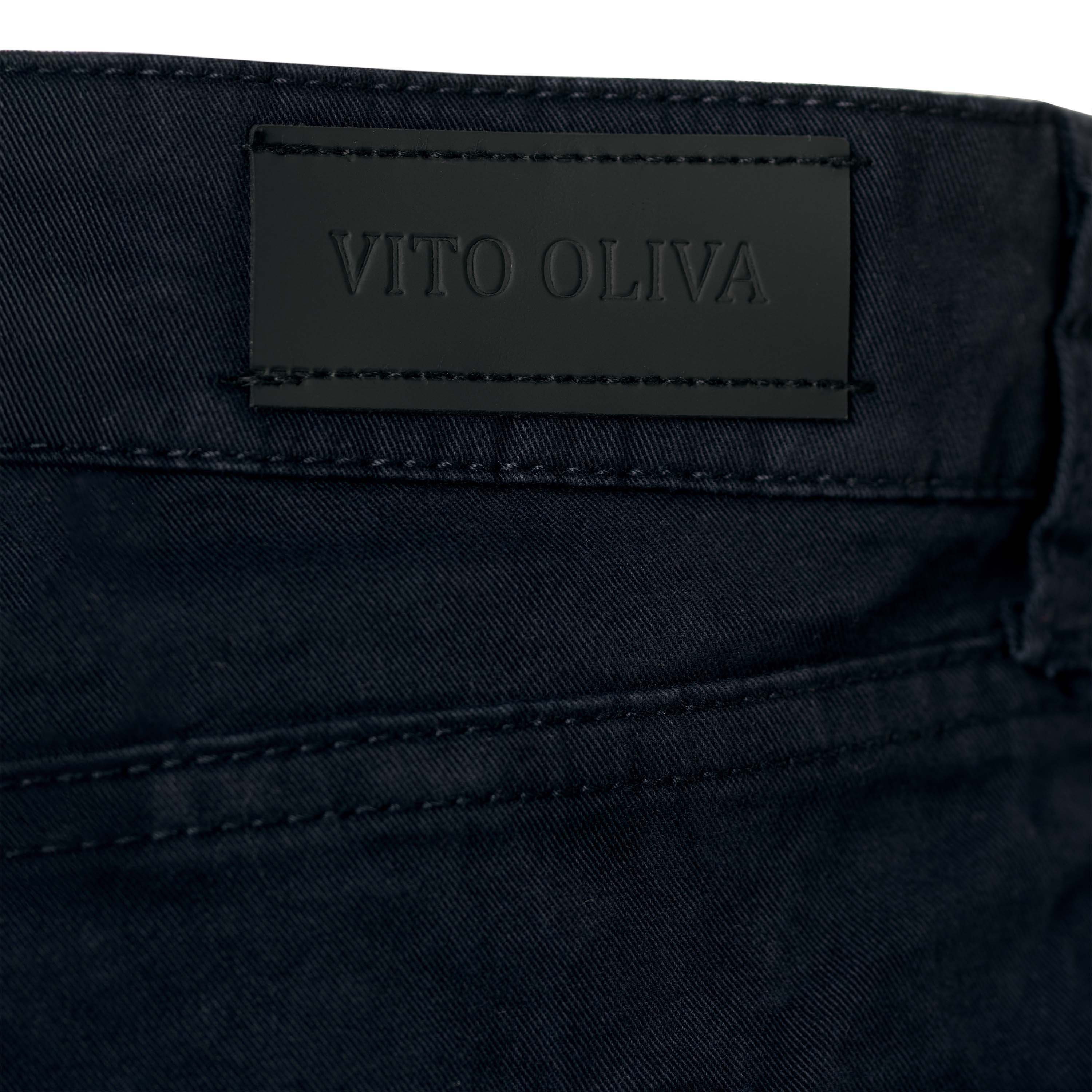 Vito Oliva Classic Chino Shorts - Navy - Escape Menswear