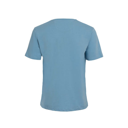 Vito Oliva Classic Logo Extra Slim T-Shirt - 004 Sky Blue - Escape Menswear