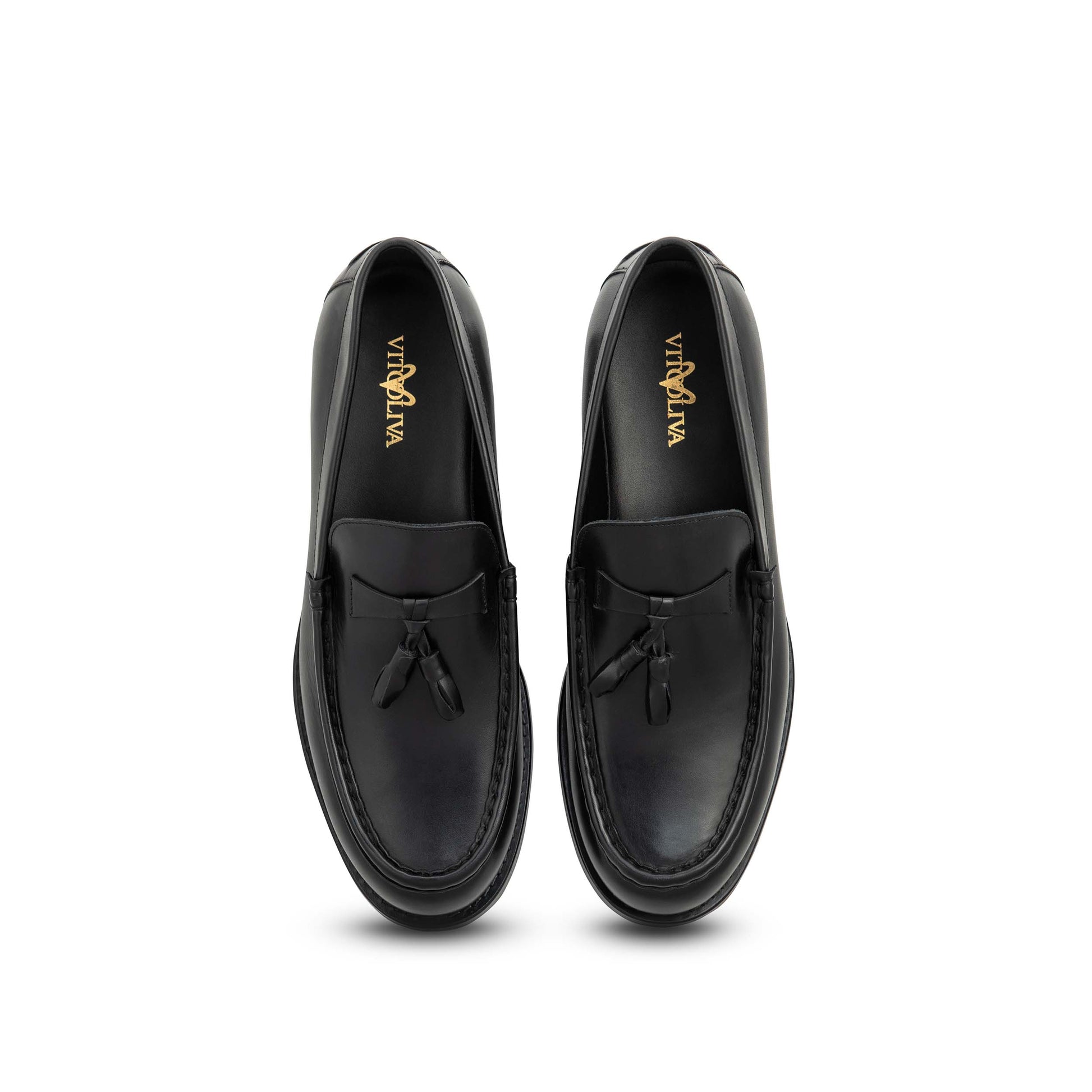 Vito Oliva Classic Shoes - Black - Escape Menswear