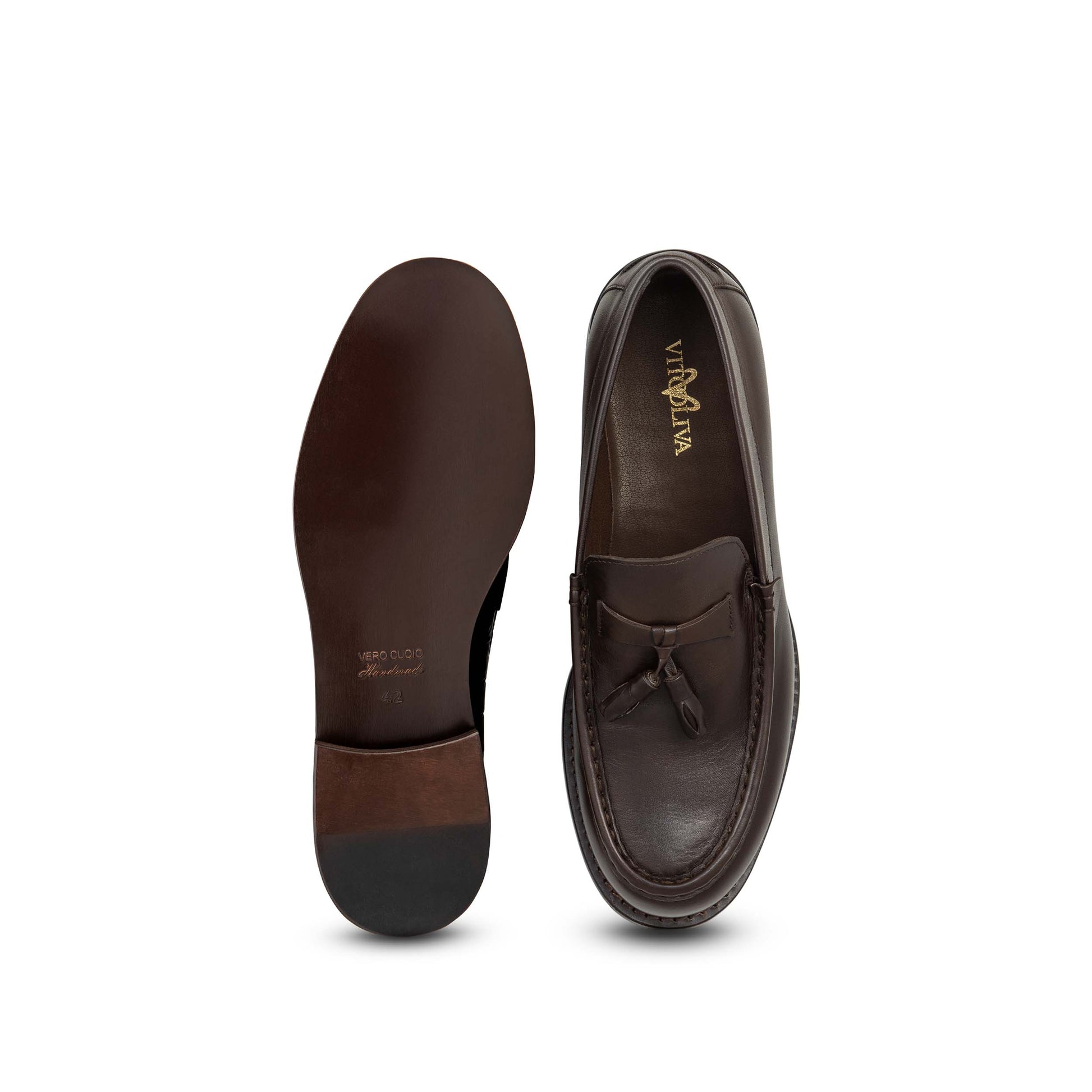 Vito Oliva Classic Shoes - Brown - Escape Menswear