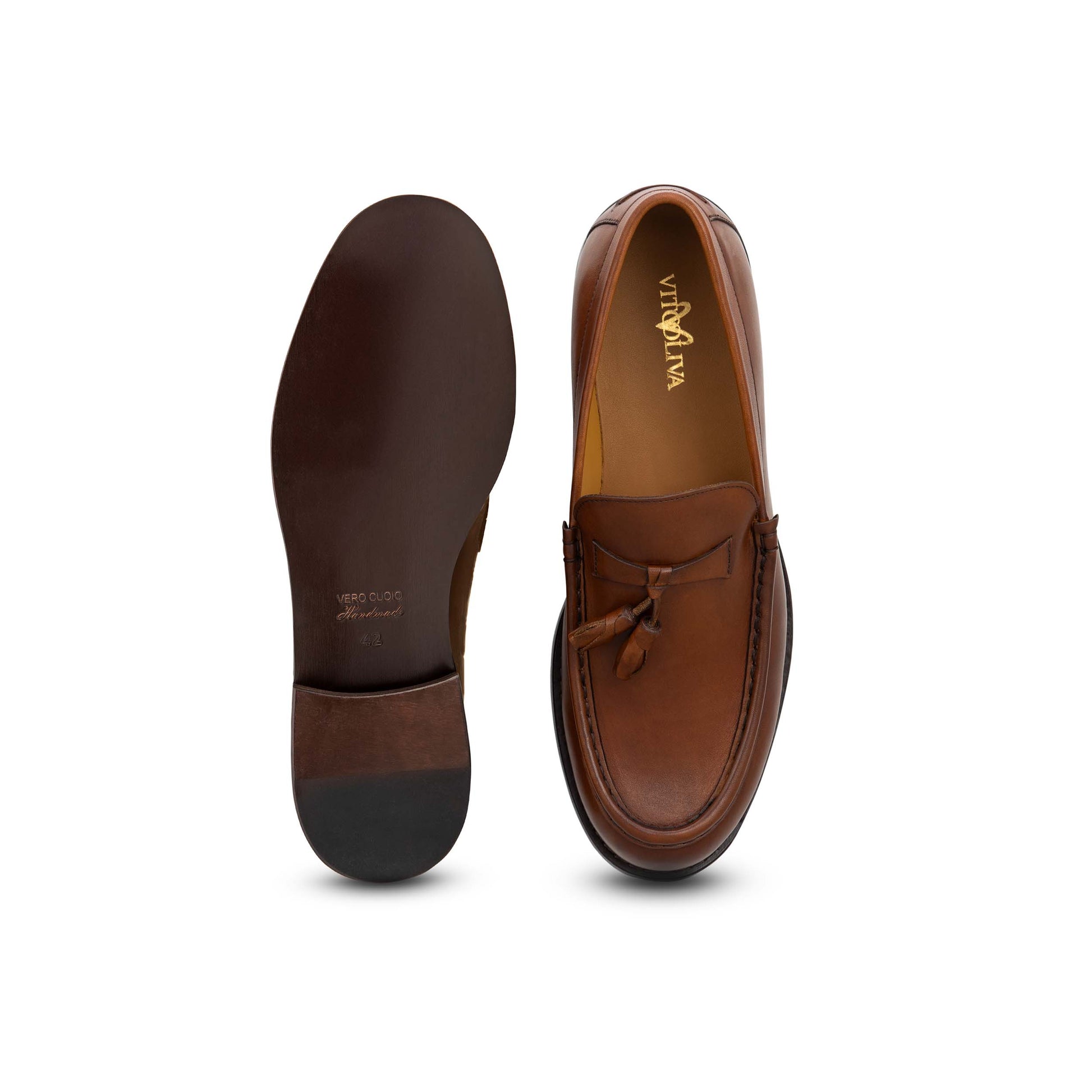 Vito Oliva Classic Shoes - Tabacco - Escape Menswear