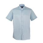 Vito Oliva Classic Short Sleeve Shirt - Sky Blue - Escape Menswear