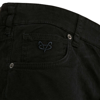 Vito Oliva Classic Twill Pant - Black - Escape Menswear
