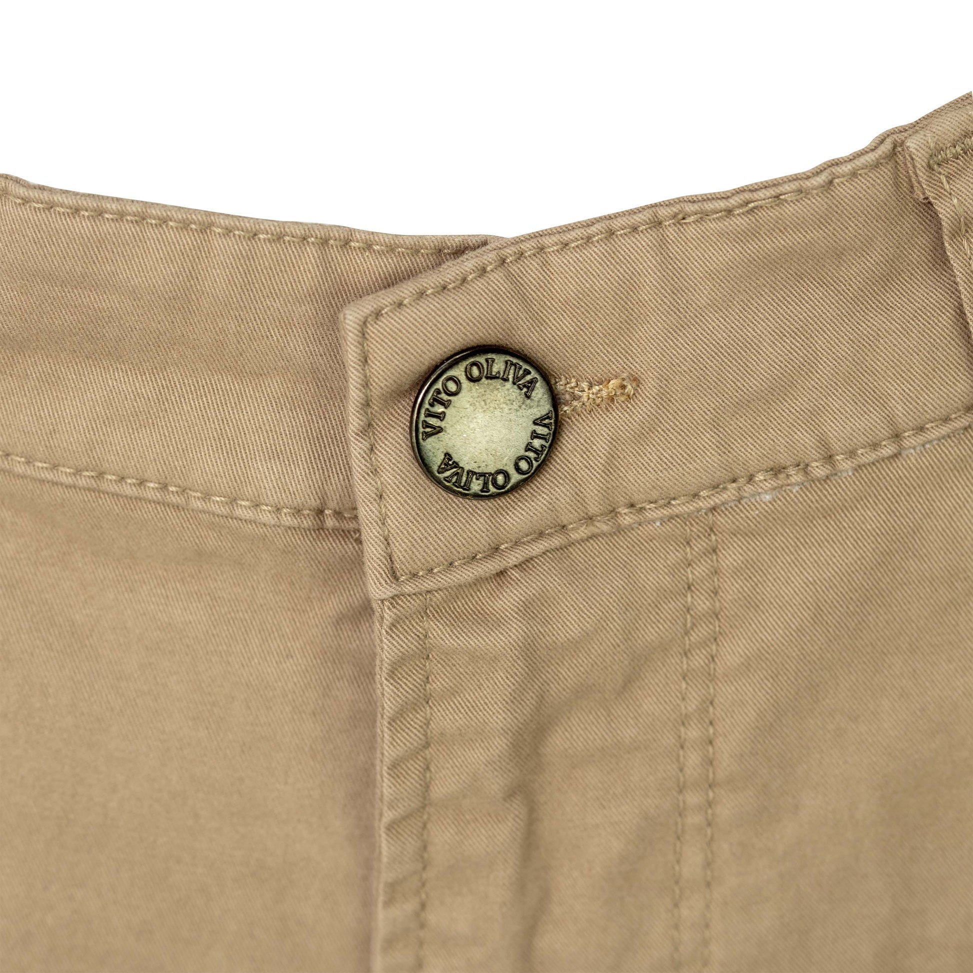 Vito Oliva Classic Twill Pant - Dark Sand - Escape Menswear