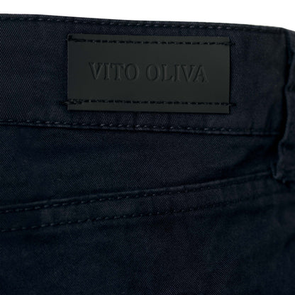 Vito Oliva Classic Twill Pant - Navy - Escape Menswear