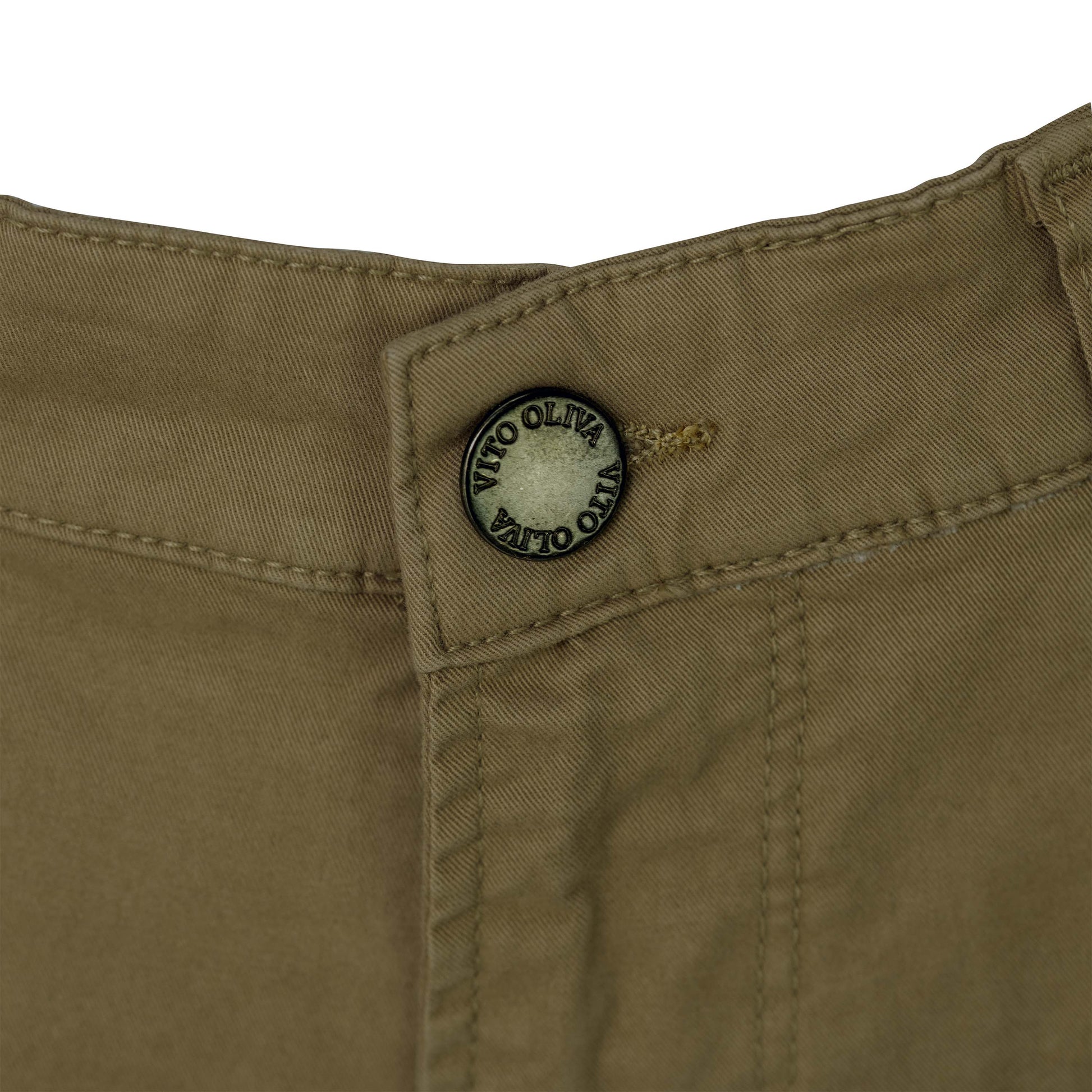 Vito Oliva Classic Twill Pant - Tan - Escape Menswear