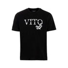 Vito Oliva Hanging Logo Extra Slim T-Shirt - 001 Black - Escape Menswear