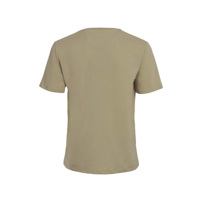 Vito Oliva Hanging Logo Extra Slim T-Shirt - 006 Brown - Escape Menswear