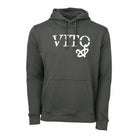 Vito Oliva Hanging Logo Hoodie - Grey - Escape Menswear